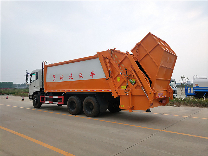 东风天龙16吨压缩垃圾车